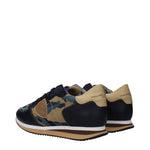 Philippe Model Blue Leather Sneakers PH-15084682379529-EU40/US7