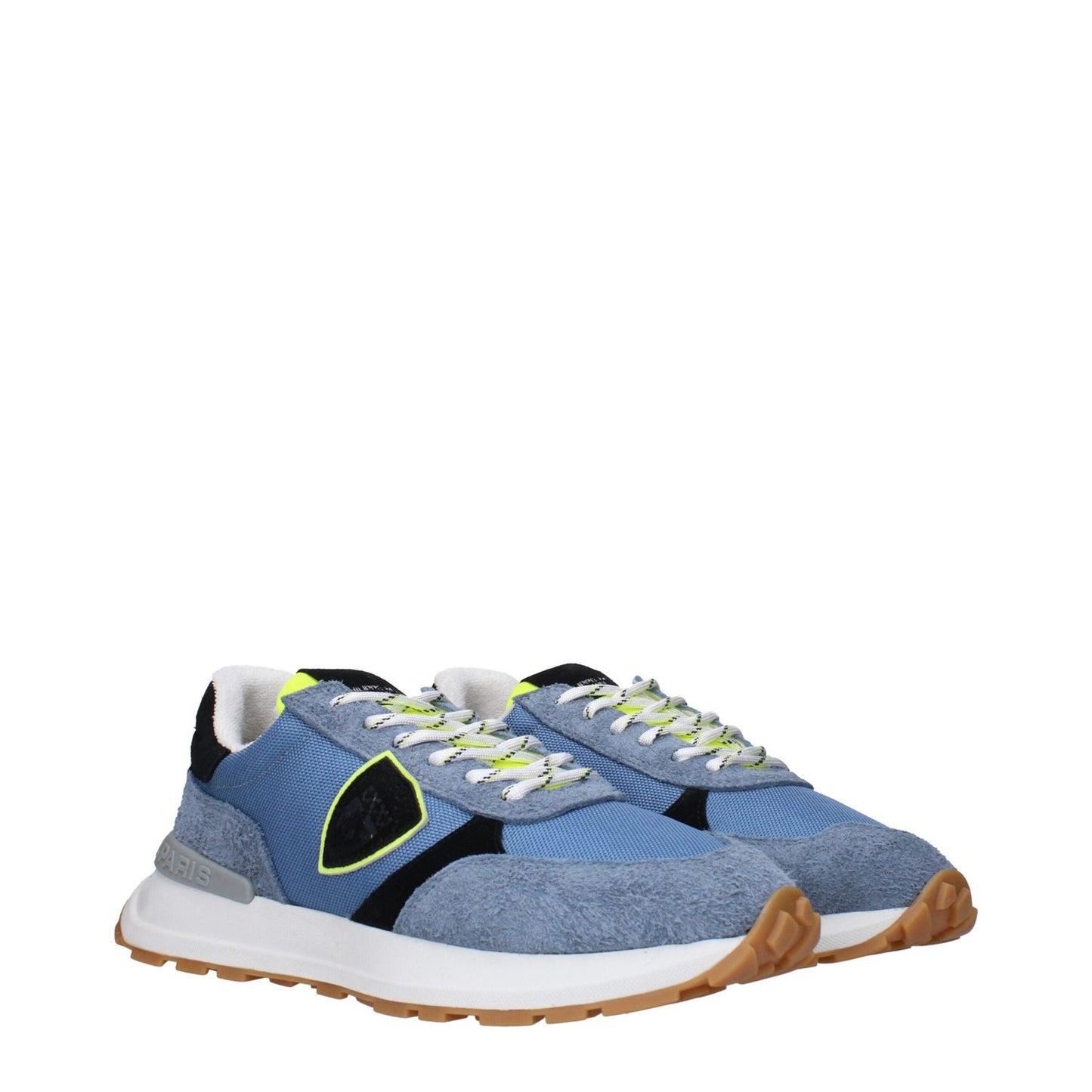 Philippe Model Blue Fabric Athletic Sneakers PH-15084818956553-EU41/US8