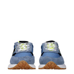 Philippe Model Blue Fabric Athletic Sneakers PH-15084818956553-EU41/US8