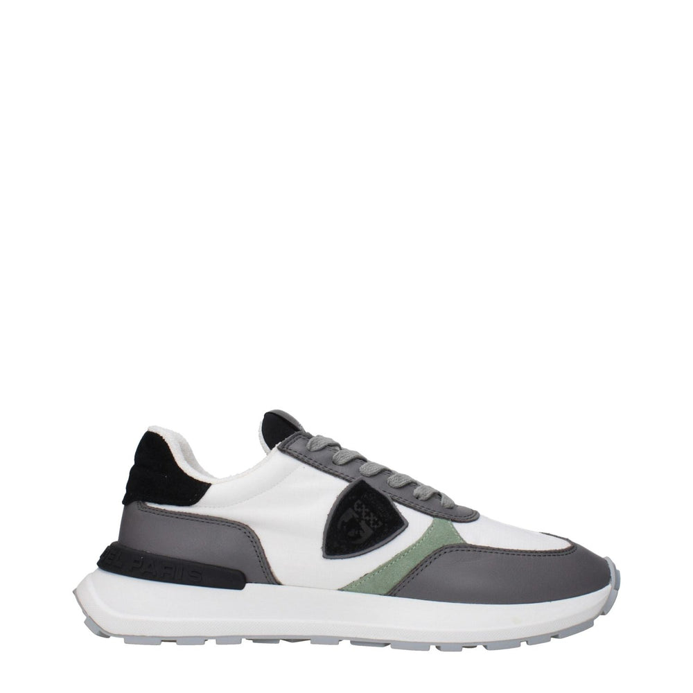Philippe Model White Fabric Athletic Sneakers PH-15084887113993-EU41/US8