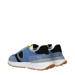 Philippe Model Blue Fabric Athletic Sneakers PH-15084818956553-EU41/US8