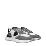 Philippe Model White Fabric Athletic Sneakers PH-15084887113993-EU41/US8