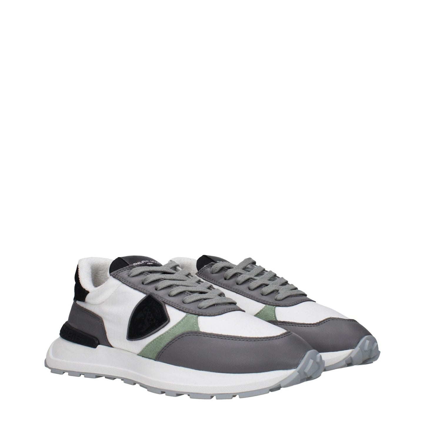 Philippe Model White Fabric Low Tops PH-15084909003017-EU40/US7
