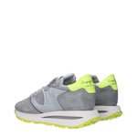 Philippe Model Gray Fabric Athletic Sneakers PH-15084848873737-EU47/US14