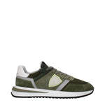Philippe Model Green Leather Athletic Sneakers PH-15084918178057-EU40/US7