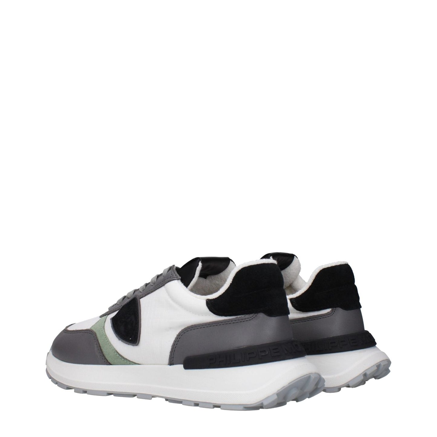 Philippe Model White Fabric Athletic Sneakers PH-15084887113993-EU41/US8