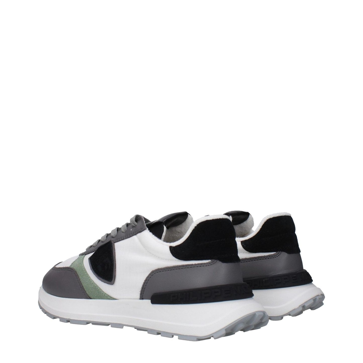 Philippe Model White Fabric Low Tops PH-15084909003017-EU40/US7