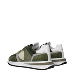 Philippe Model Green Leather Athletic Sneakers PH-15084918178057-EU40/US7