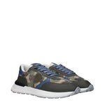 Philippe Model Green Fabric Athletic Sneakers PH-15084989546761-EU41/US8