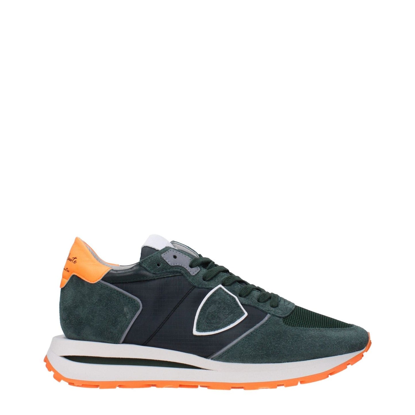Philippe Model Green Fabric Athletic Sneakers PH-15086922596617-EU46/US13