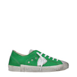 Philippe Model Green Leather Low Tops PH-15086976794889-EU40/US7