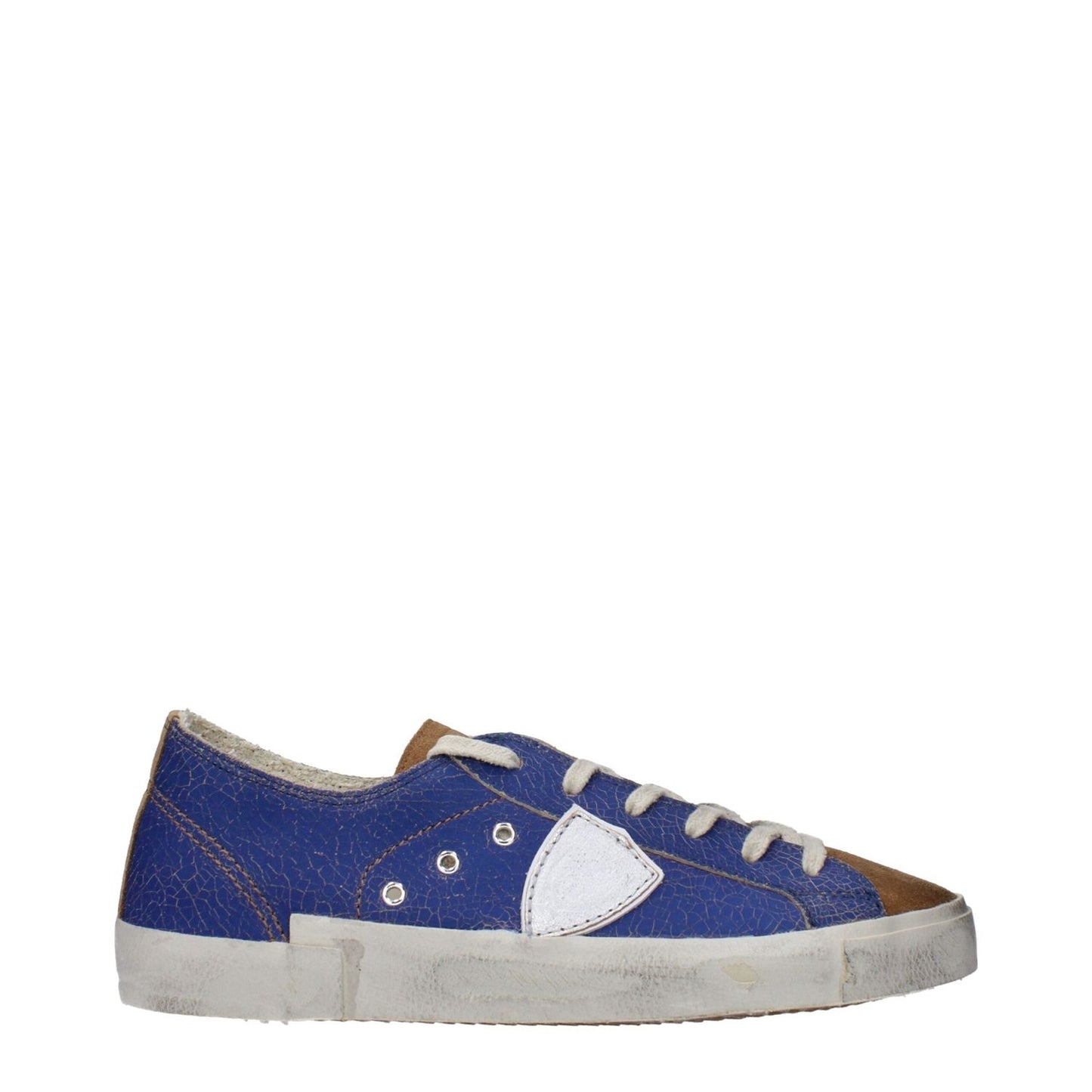 Philippe Model Blue Leather Low Tops PH-15087004745993-EU41/US8
