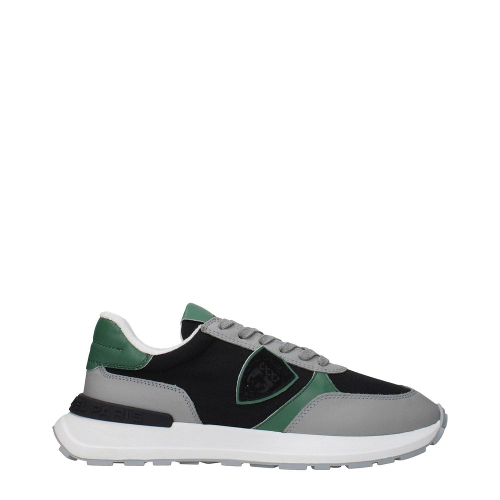 Philippe Model Black Fabric Athletic Sneakers PH-15089971396873-EU40/US7