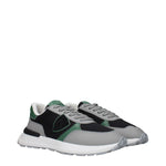 Philippe Model Black Fabric Athletic Sneakers PH-15089971396873-EU40/US7