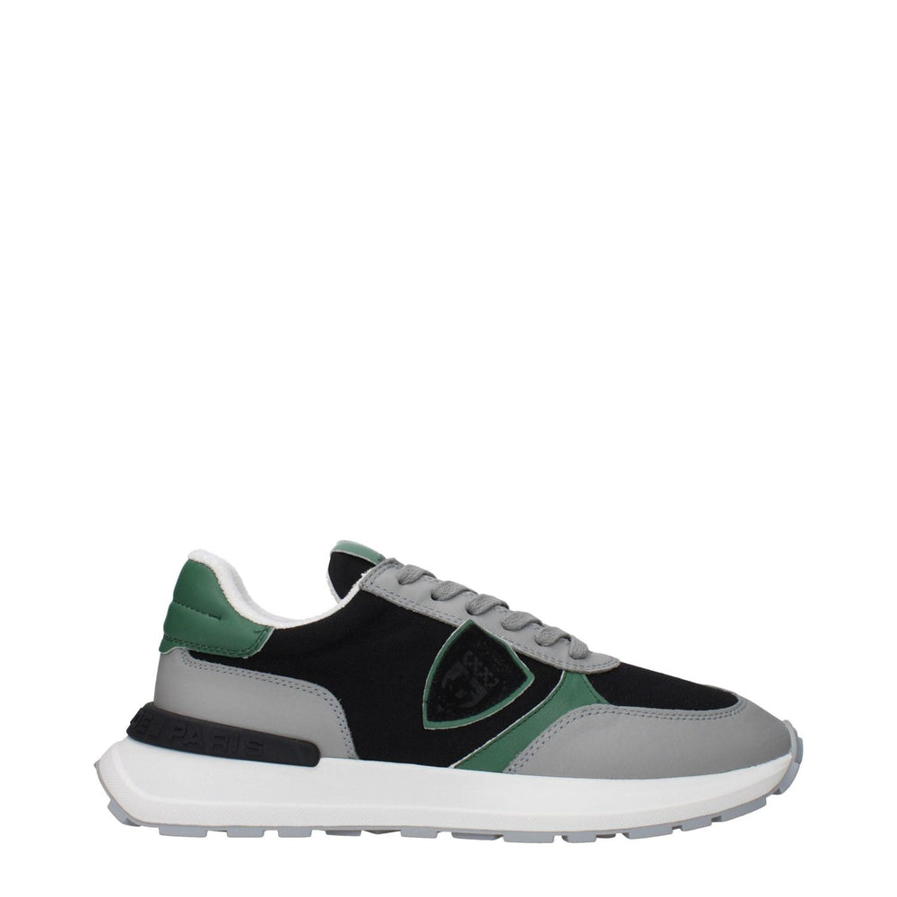 Philippe Model Black Fabric Athletic Sneakers PH-15090007834889-EU41/US8