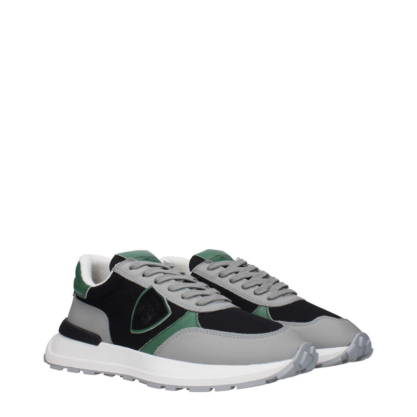 Philippe Model Black Fabric Athletic Sneakers PH-15090007834889-EU41/US8