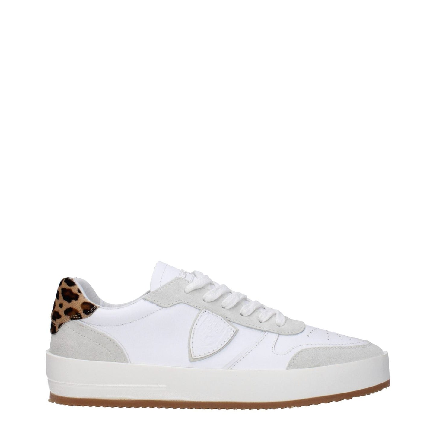 Philippe Model White Leather Low Tops PH-15090044403977-EU40/US7