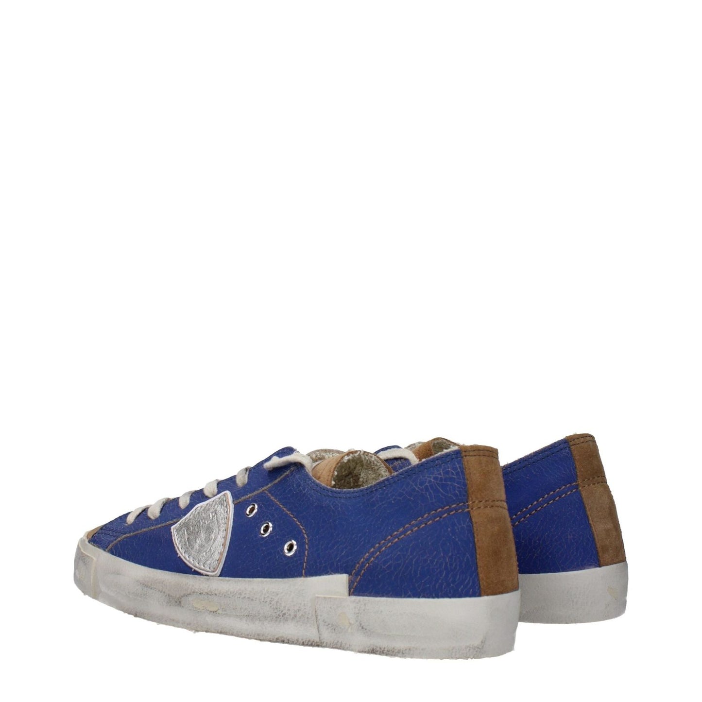 Philippe Model Blue Leather Low Tops PH-15087004745993-EU41/US8