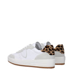 Philippe Model White Leather Low Tops PH-15090044403977-EU40/US7