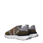 Philippe Model Green Fabric Athletic Sneakers PH-15090085265673-EU41/US8