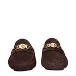 Versace Brown Leather Slip-On Loafers VE-15201497579785-EU40/US7