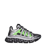 Versace Gray Fabric Athletic Sneakers VE-15222352544009-EU41/US8