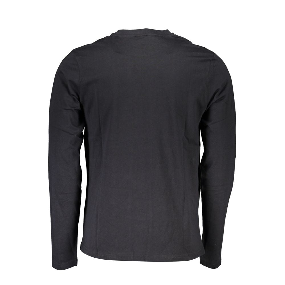 North Sails Black Cotton T-Shirt NO-23364-XL