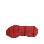 Dolce & Gabbana Red Leather Daymaster Low Top Sneakers Shoes MV7614-44