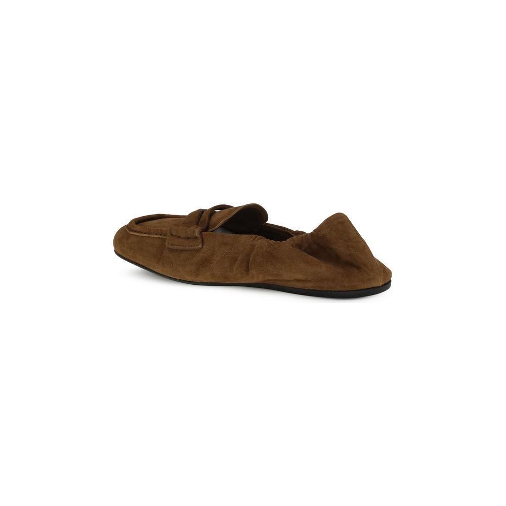 Miu Miu Suede Ruches Loafers MI-5D341EFD005008F0316-EU36/US6