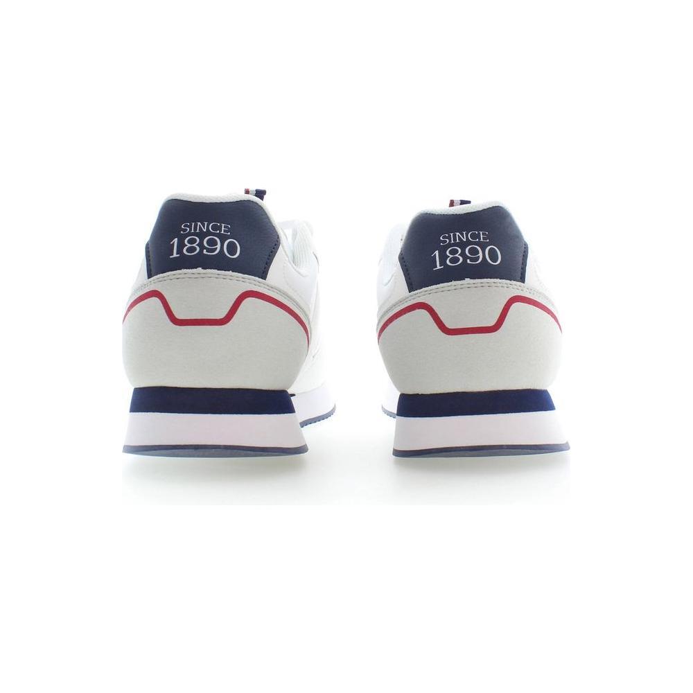 U.S. POLO ASSN. White Polyester Men Sneaker US-36948-EU46