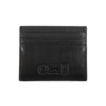 La Martina Black Leather Wallet LA-20584