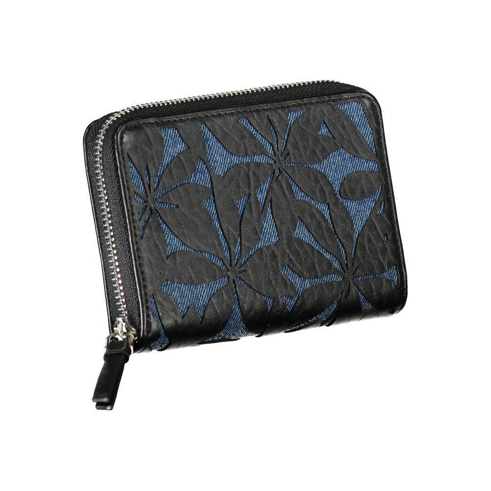Desigual Black Polyethylene Wallet DE-24363