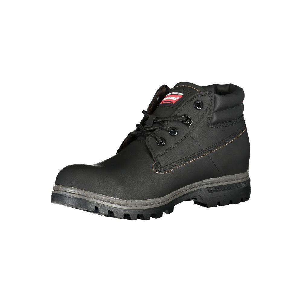 Carrera Black Polyester Boot CA-25549-EU42/US9