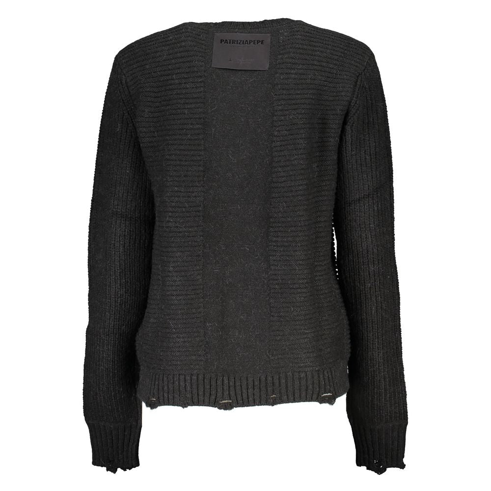 Patrizia Pepe Black Fabric Sweater