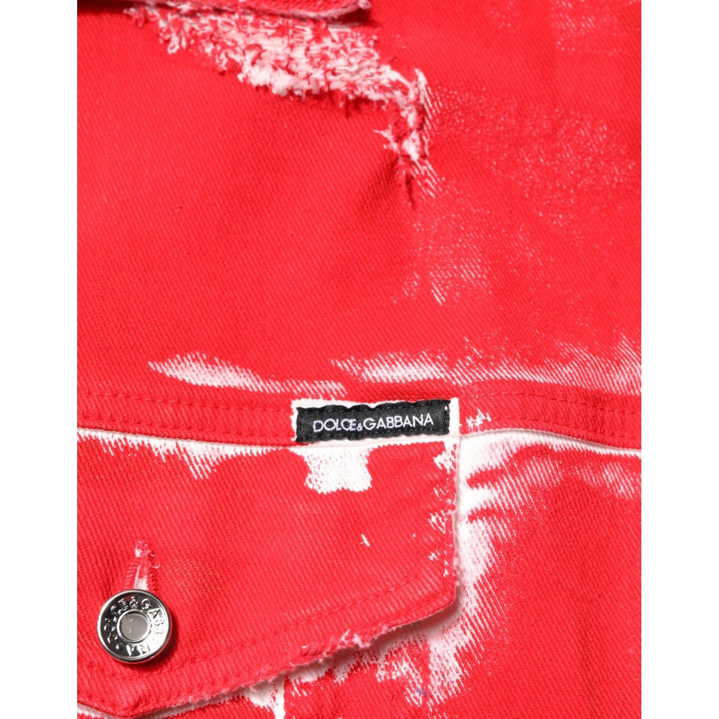 Dolce & Gabbana Red Sleeveless Logo Plaque Vest Jacket 1728,67345645728,Clothing,Dolce & Gabbana,IT58 | 3XL,Jackets - Men - Clothing,Material: 98% Cotton 2% Elastane,Men,Men - Clothing,Preowned / Defect,Red JKT41511-58