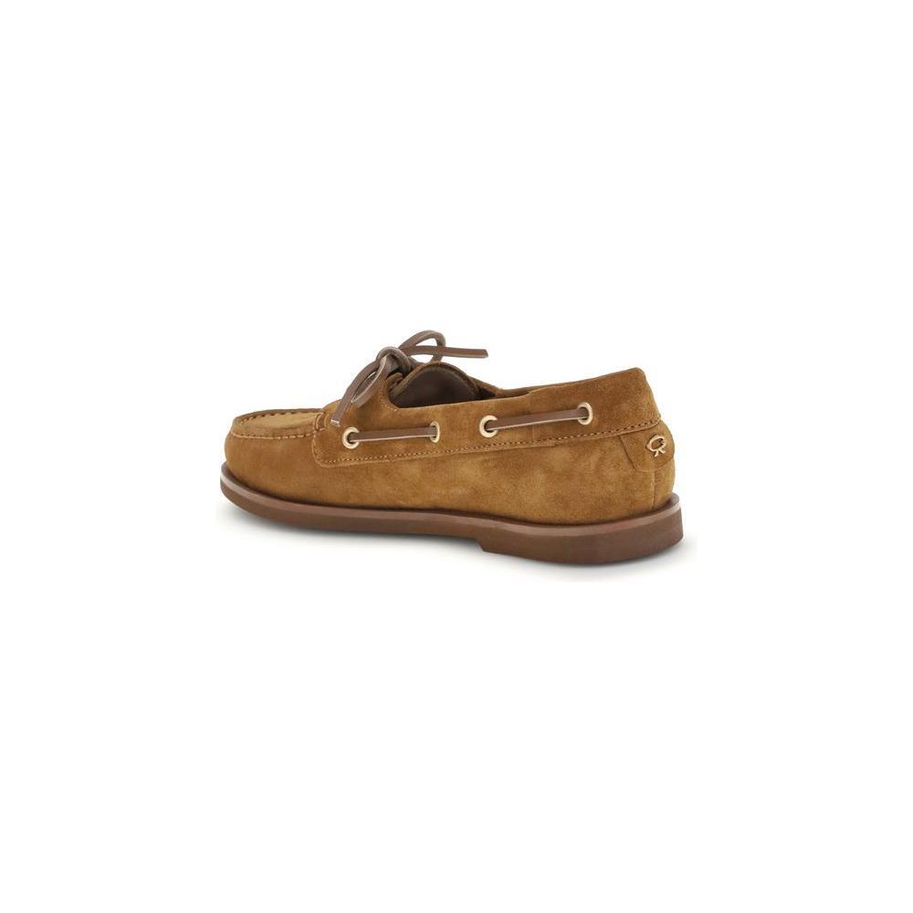 Gianvito Rossi Vandée boat Loafers GI-G2536710GOMS4CTECU-EU36.5/US6.5