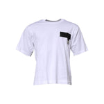 Dolce & Gabbana White Logo Crew Neck Short Sleeves T-shirt TSH91150-58