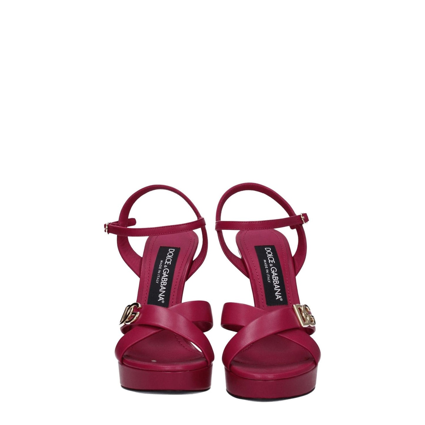 Dolce & Gabbana Pink Leather Platforms DO-8547464806665-EU36/US6