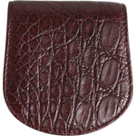 Dolce & Gabbana Burgundy Exotic Skin Coin Condom Case Holder Pocket Wallet SMY10707