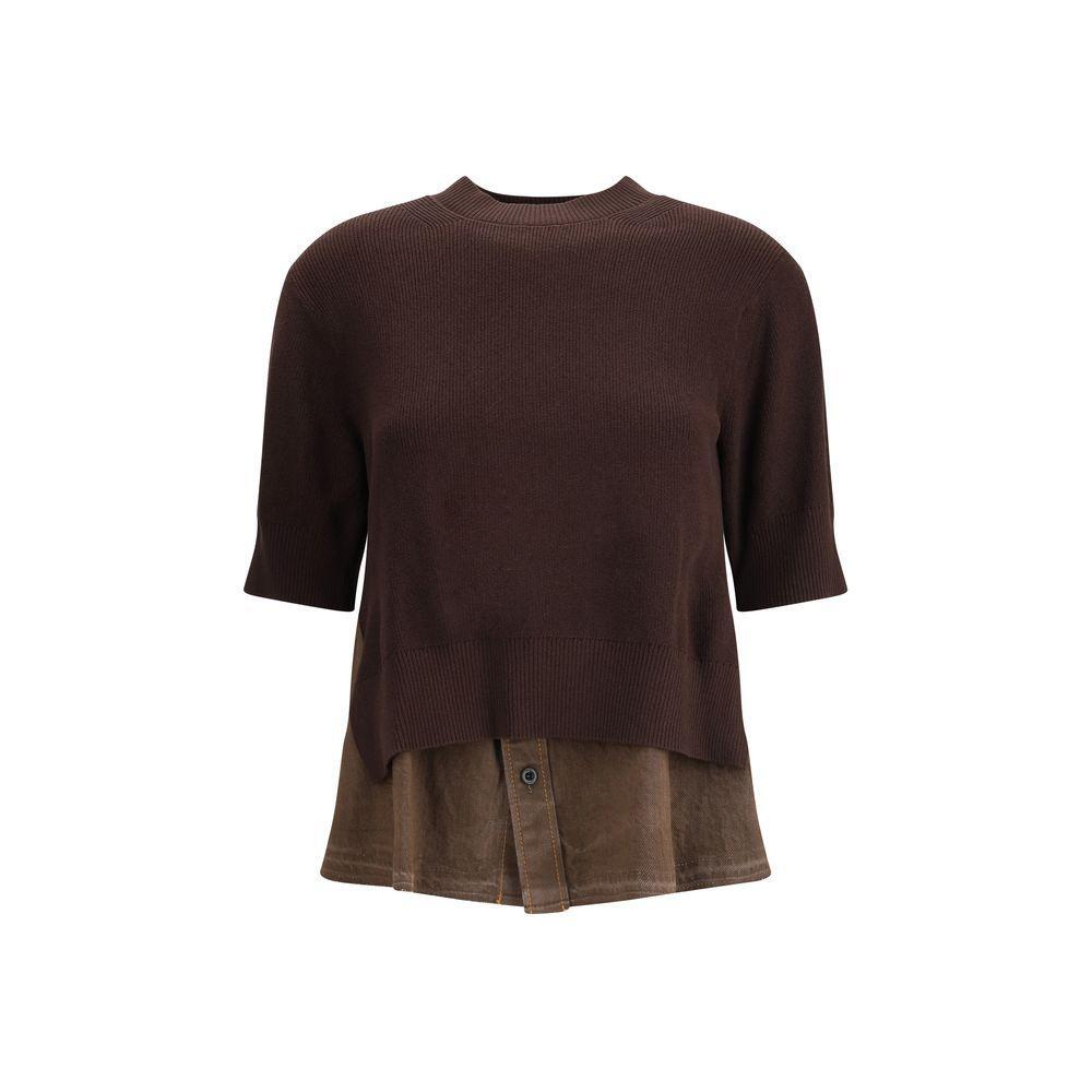 Sacai Denim detail Sweater SA-2507969601-2