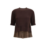Sacai Denim detail Sweater SA-2507969601-2