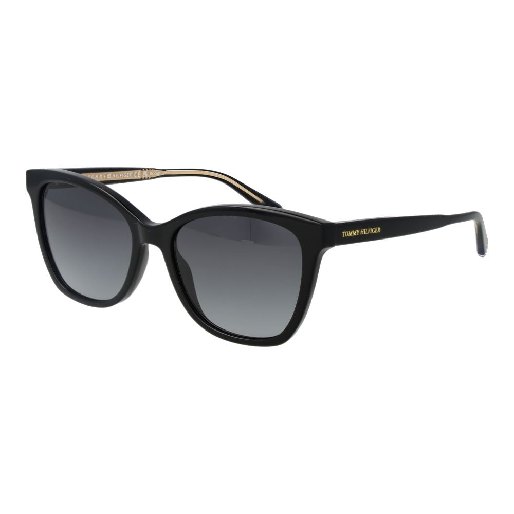 Tommy Hilfiger Black Women Sunglasses TO-1062673