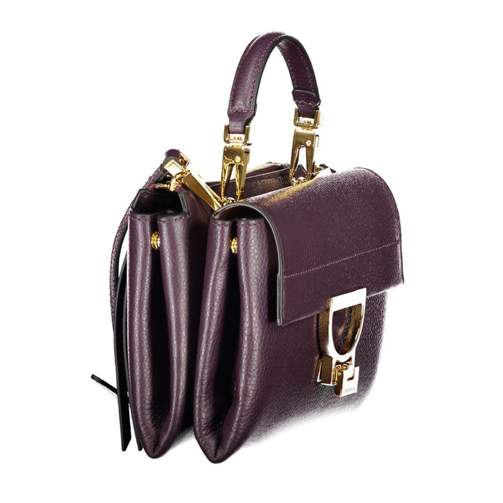 Coccinelle Purple Leather Women Handbag CO-39497