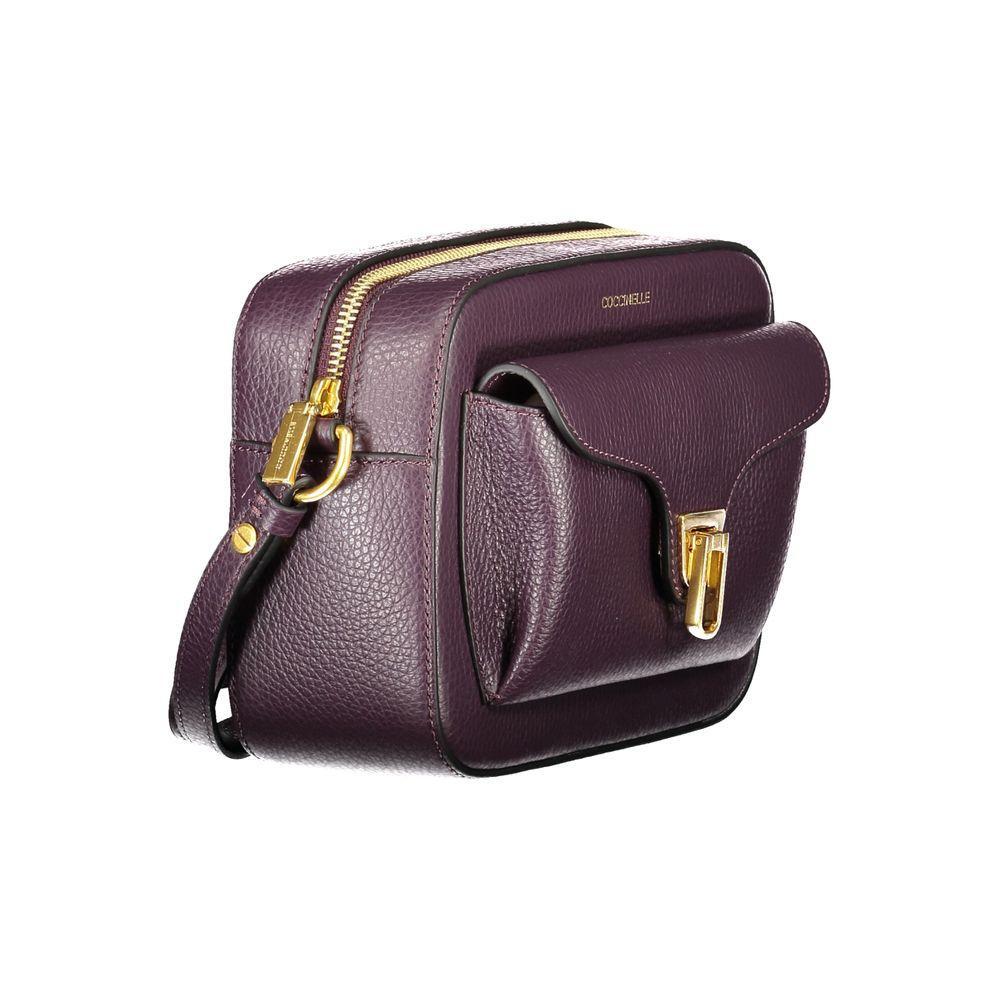 Coccinelle Purple Leather Women Handbag CO-39541