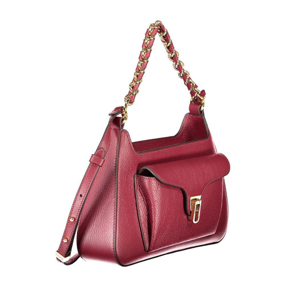 Coccinelle Purple Leather Women Handbag CO-39558