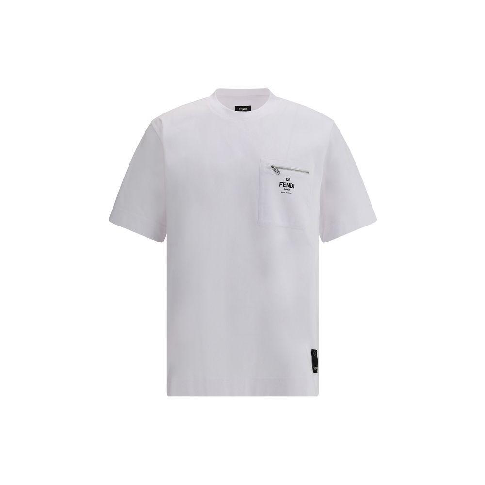 Fendi T-shirt with pocket FE-FY0936ARYRF0QA0-M
