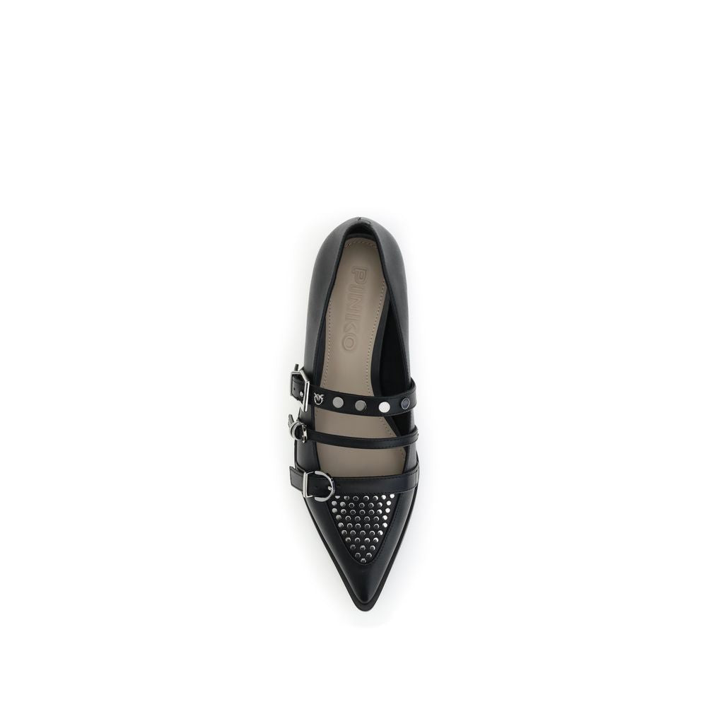 PINKO Studded Ballerinas PI-SD0371P001Z99BLACK-EU36/US6