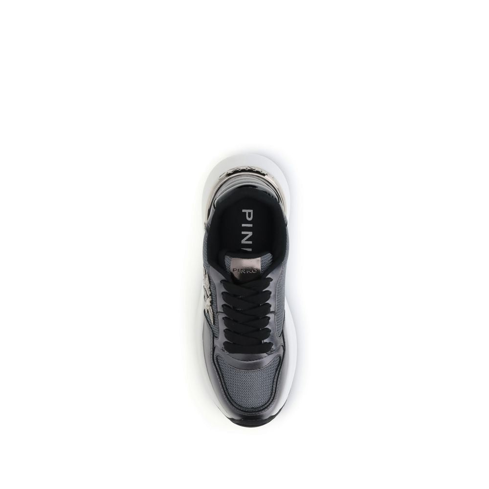 PINKO Glitter Sneakers PI-SS0055P105KZ7MESHPEWTER-EU36/US6