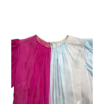 Dolce & Gabbana Light Blue Silk Two Tone Midi Dress DR28944/DR28945-40