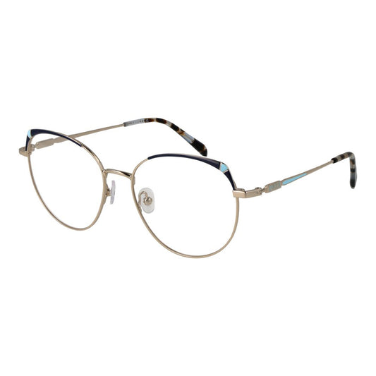 Emilio Pucci Gold Women Glasses Frame